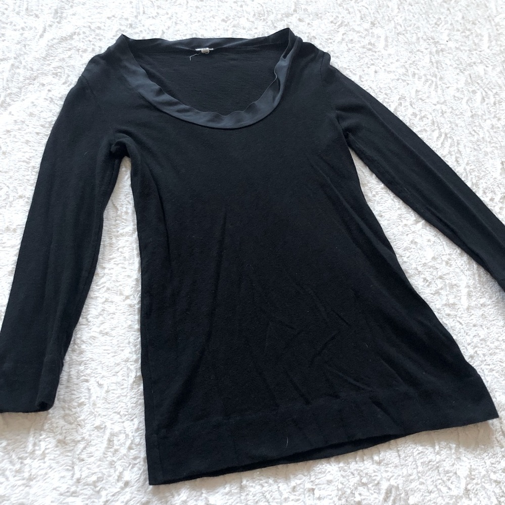 J crew size xs black sweater 0 2 top